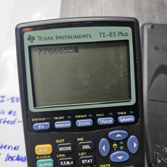 Texas Instaments TI-83 Plus Graphing Scientific Calculator - Picture 3 of 5